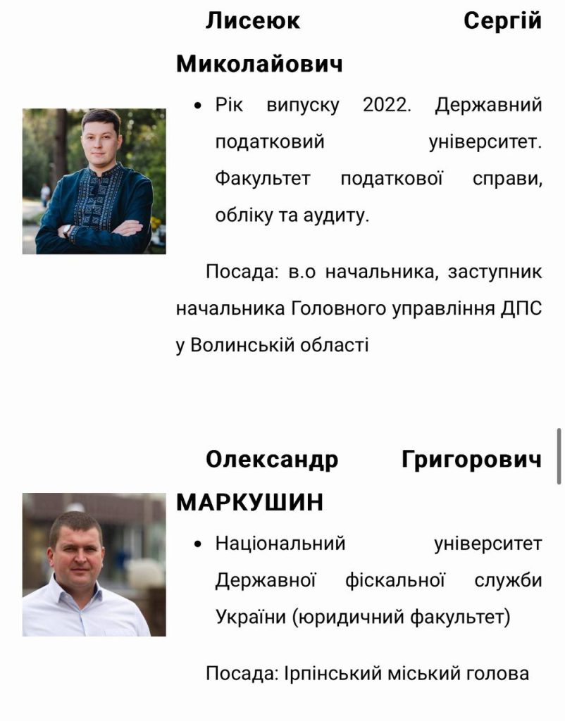 Мер Ірпеня Маркушин виділив землю головному податківцю Волині Лисеюку